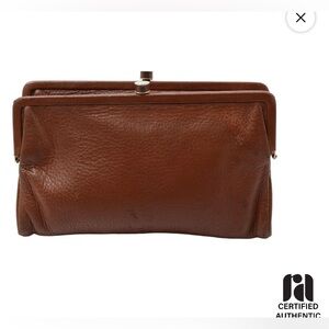 Bottega Veneta Brown Leather Clutch